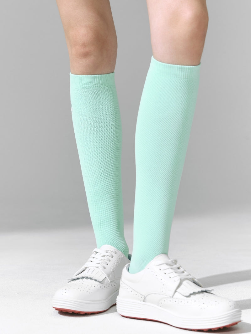 滑り止め付き メッシュ フレッシュ ハイソックス