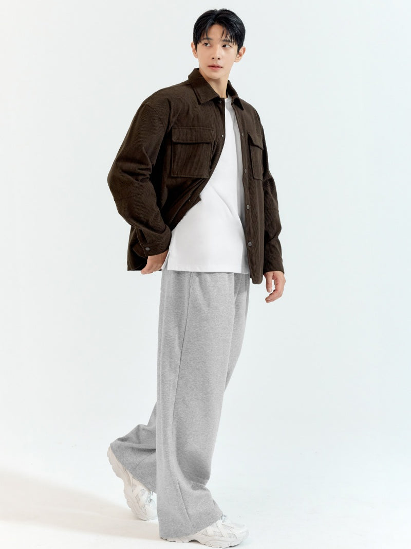 コーデュロイ ビッグポケット シャツジャケット