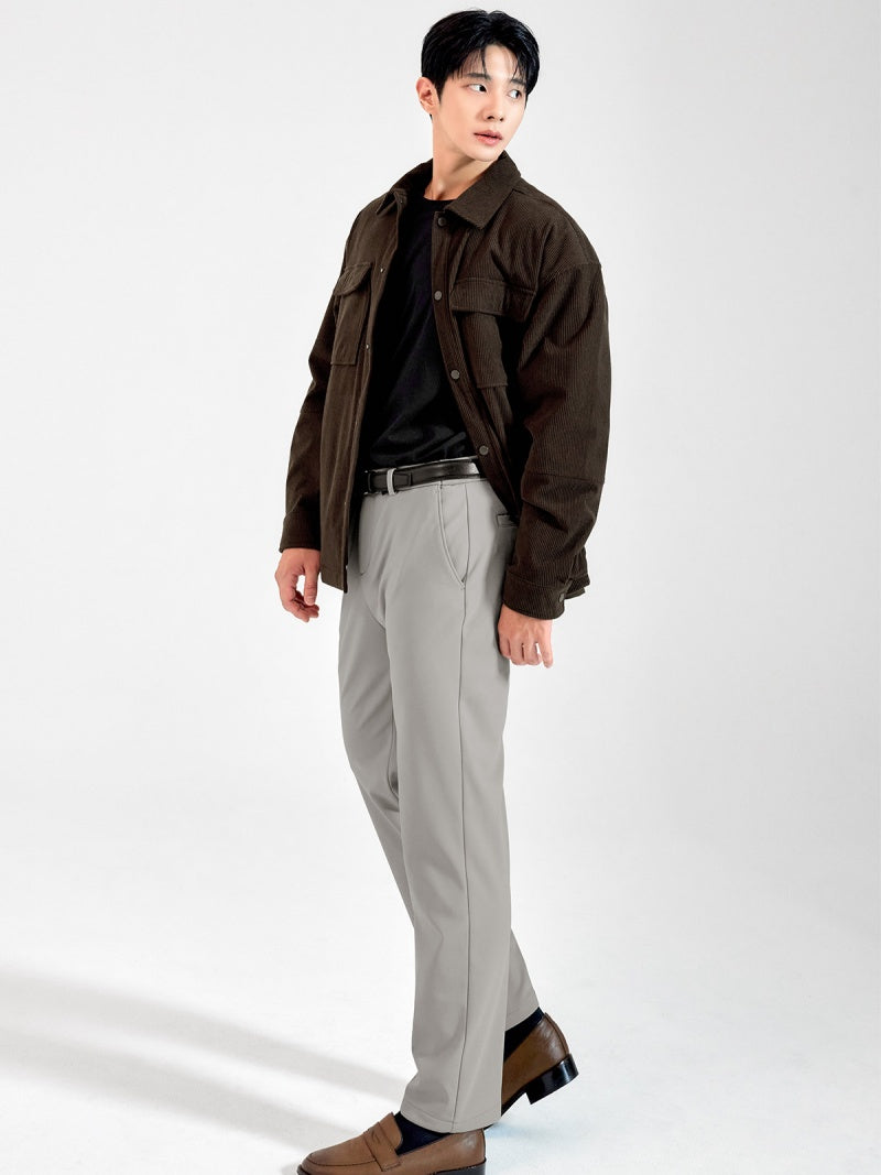 コーデュロイ ビッグポケット シャツジャケット