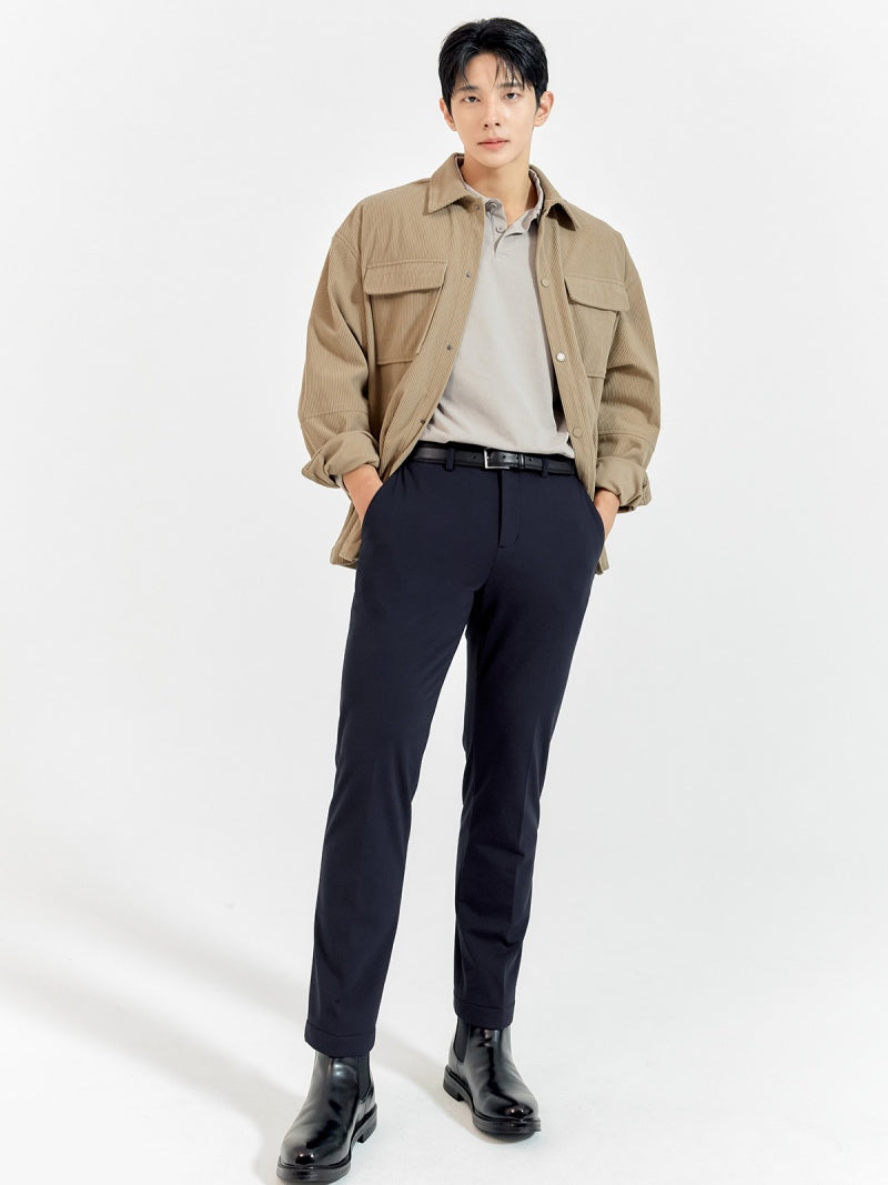 コーデュロイ ビッグポケット シャツジャケット