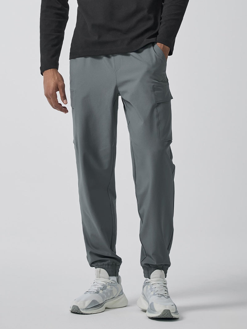 ストレッチ カーゴ風 ジョガーパンツ