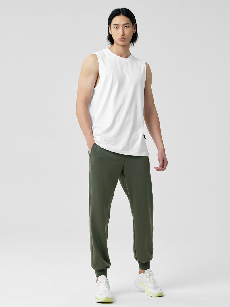 XEXYMENS XMMTP10J1 オーバルワッペン ジャージー ジョガーパンツ (単品)