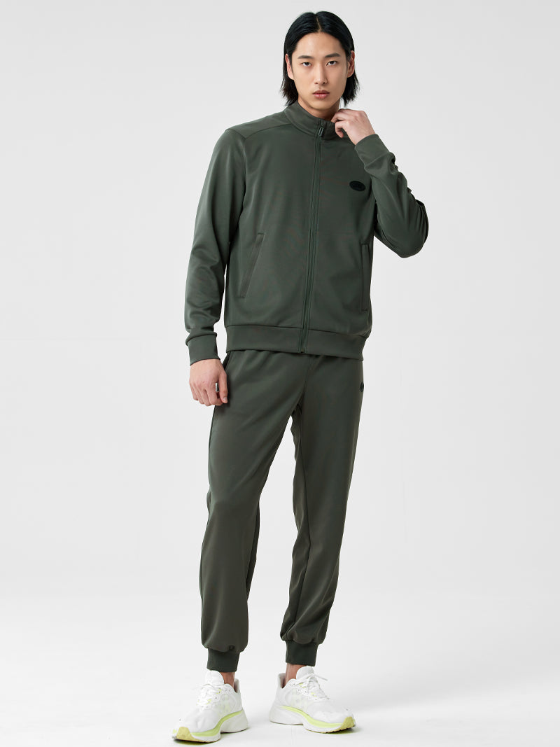 XEXYMENS XMMTP10J1 オーバルワッペン ジャージー ジョガーパンツ (単品)