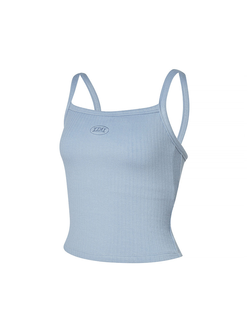 XTFBR01H2 リブ ストレッチ パッド付き キャミソール
