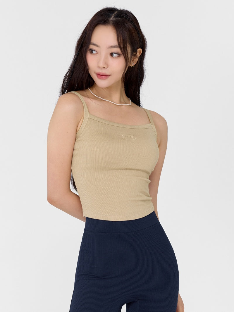 XTFBR01H2 リブ ストレッチ パッド付き キャミソール