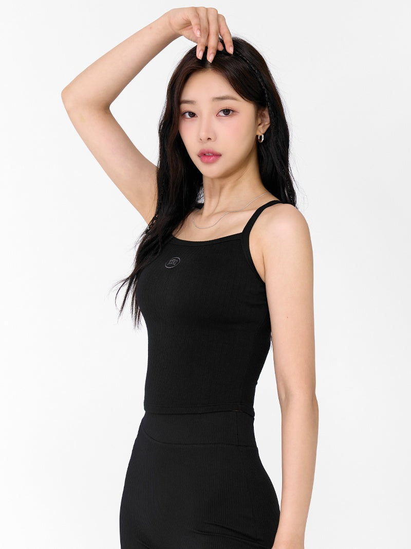 XTFBR01H2 リブ ストレッチ パッド付き キャミソール