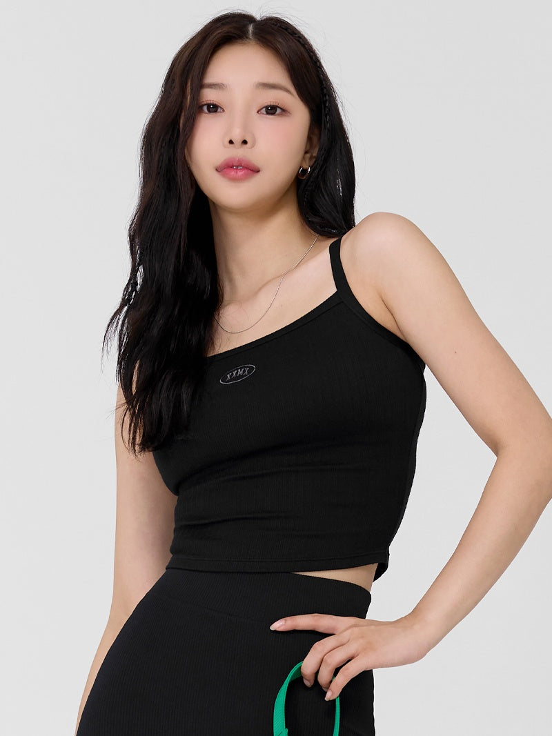 XTFBR01H2 リブ ストレッチ パッド付き キャミソール