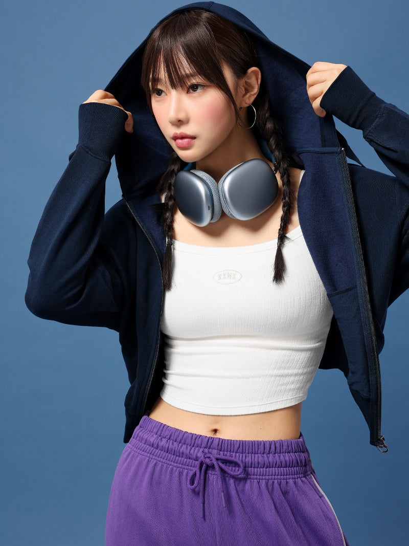 XTFBR01H2 リブ ストレッチ パッド付き キャミソール