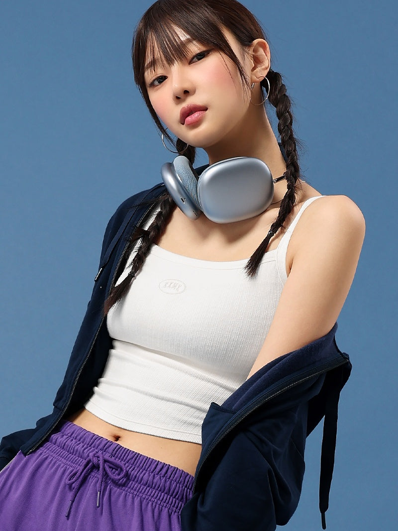 XTFBR01H2 リブ ストレッチ パッド付き キャミソール