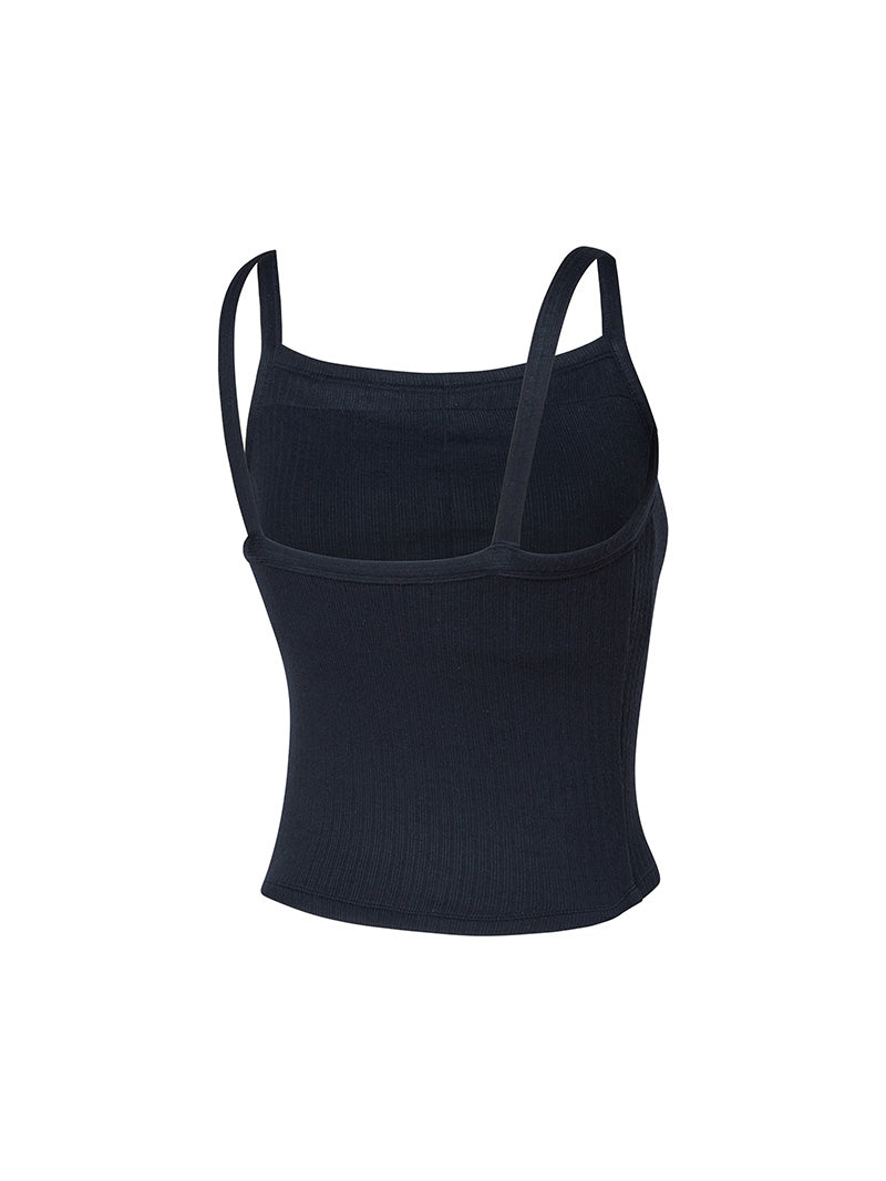 XTFBR01H2 リブ ストレッチ パッド付き キャミソール