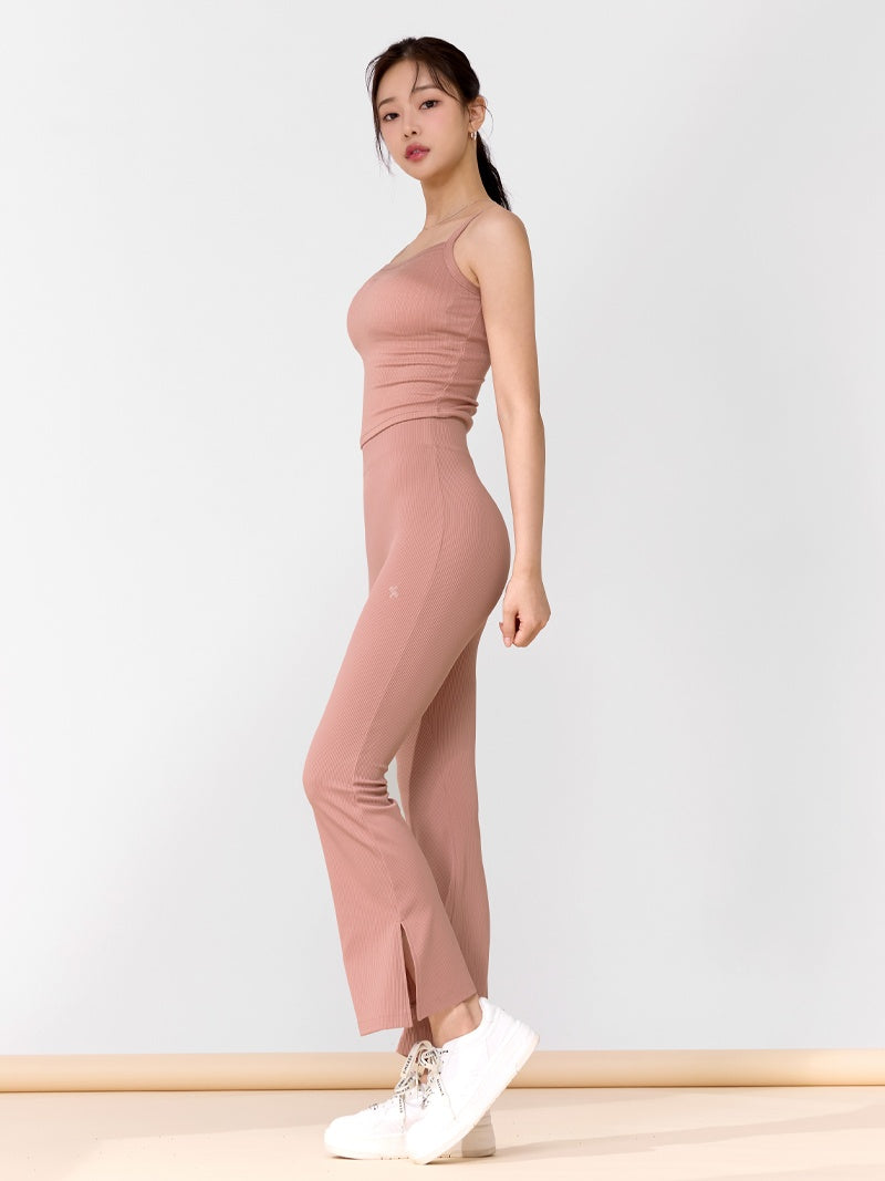 XTFBR01H2 リブ ストレッチ パッド付き キャミソール