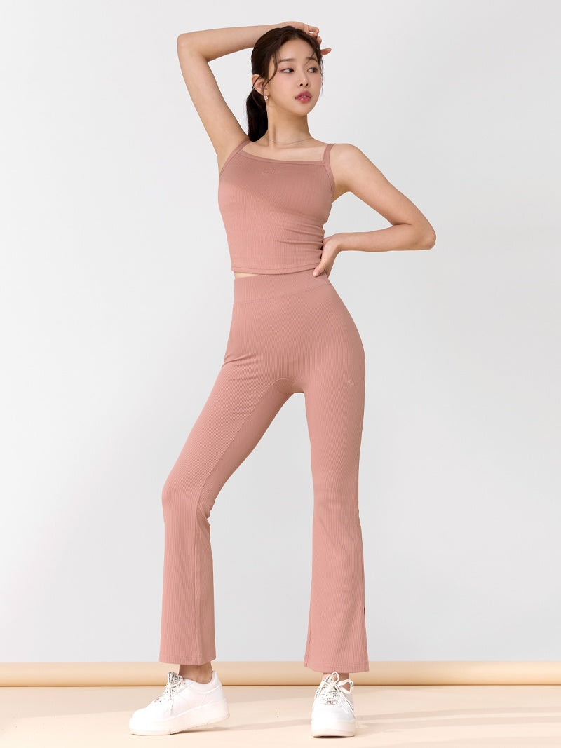 XTFBR01H2 リブ ストレッチ パッド付き キャミソール