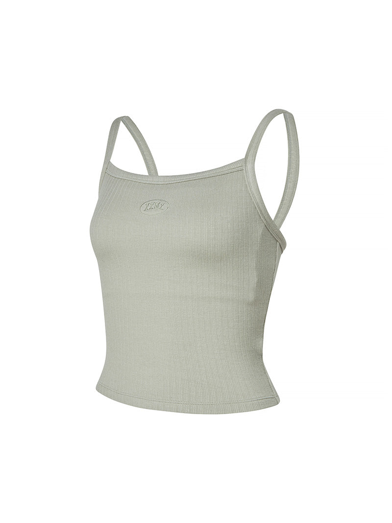 XTFBR01H2 リブ ストレッチ パッド付き キャミソール