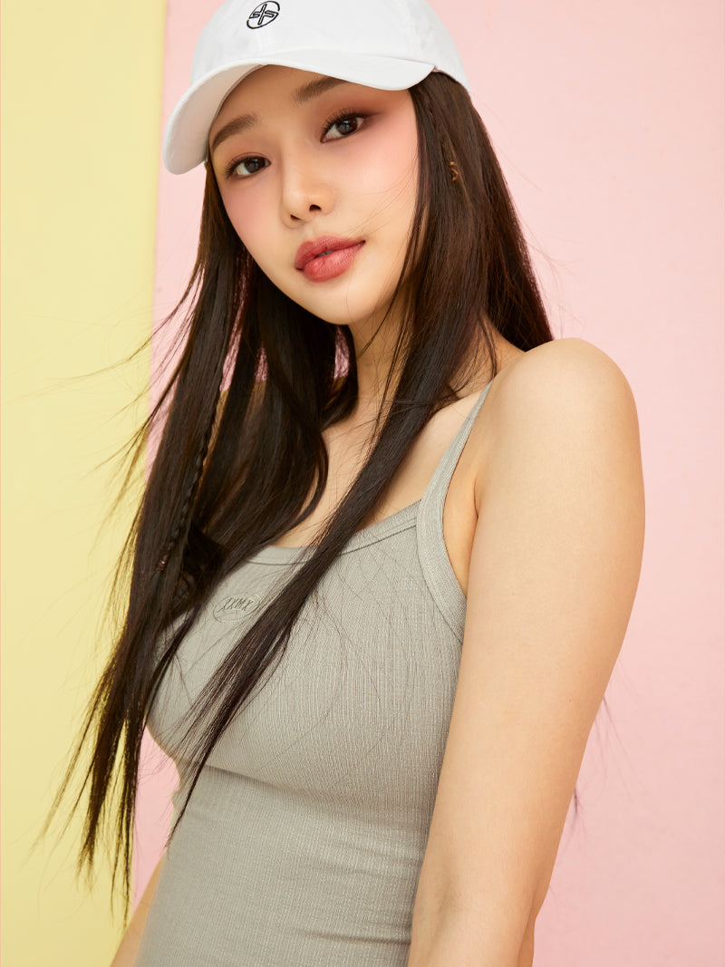 XTFBR01H2 リブ ストレッチ パッド付き キャミソール