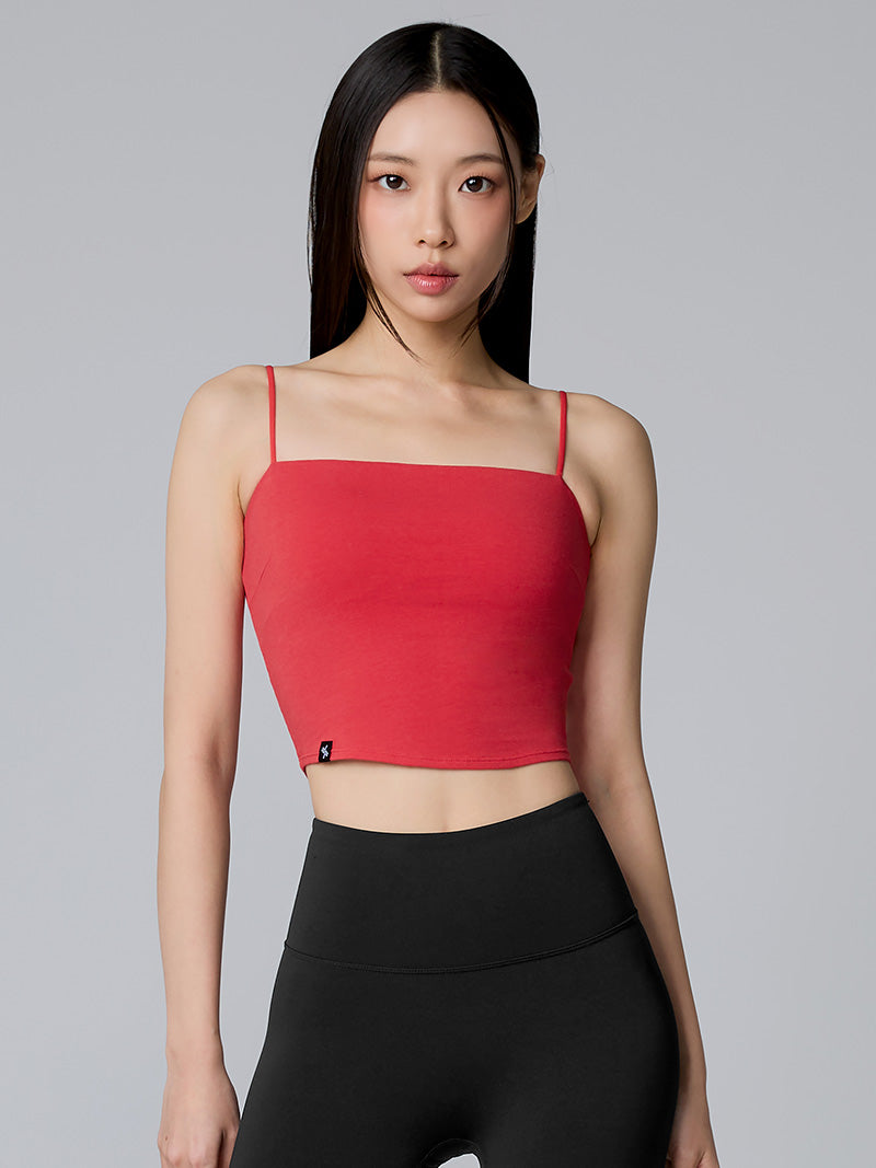 【新品未使用】easyyoga シンプルツイストクロップドタンクトップ　Lサイズ ラウンドネックフリーダムクロップドタンク／ホワイト |イージーヨガ通販