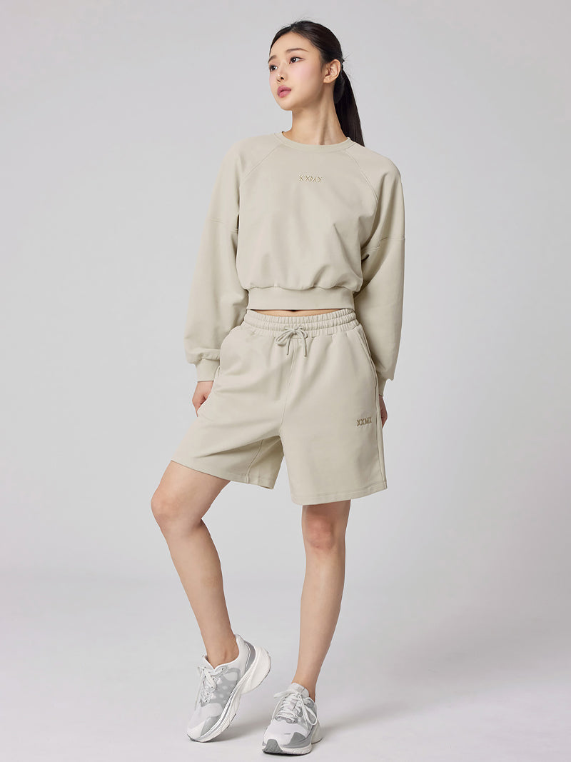 XTFMT20J1 イージーゴーイング クロップド丈 トレーナー (単品)