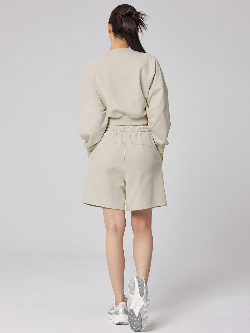 XTFMT20J1 イージーゴーイング クロップド丈 トレーナー (単品)