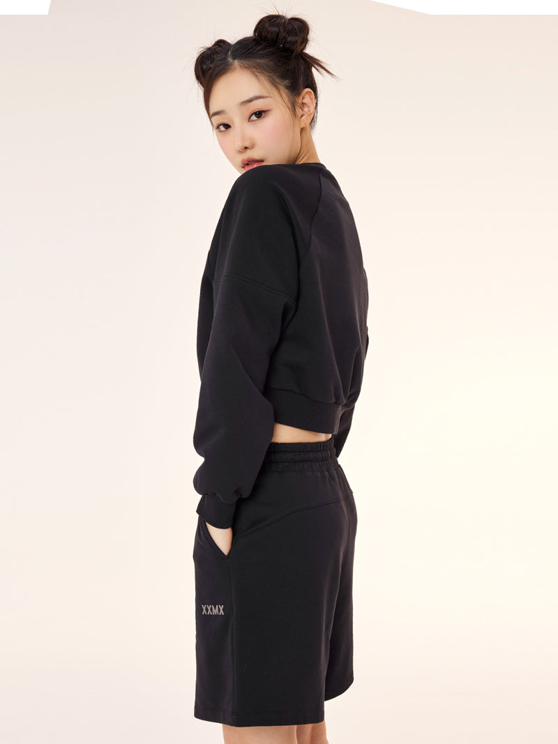 XTFMT20J1 イージーゴーイング クロップド丈 トレーナー (単品)