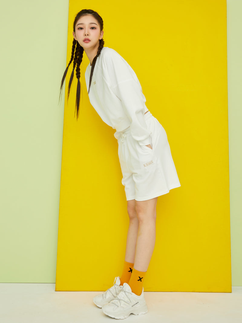 XTFMT20J1 イージーゴーイング クロップド丈 トレーナー (単品)