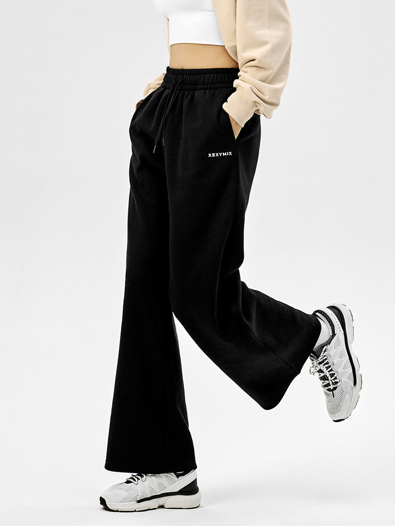 【NEW COLOR】XTFTP11J3 裏起毛 コットン混 ワイドパンツ (単品)