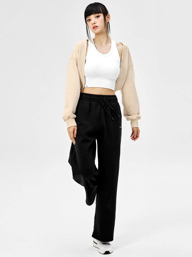 【NEW COLOR】XTFTP11J3 裏起毛 コットン混 ワイドパンツ (単品)