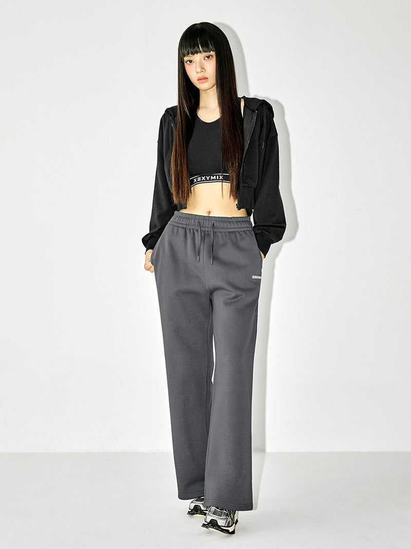 【NEW COLOR】XTFTP11J3 裏起毛 コットン混 ワイドパンツ (単品)