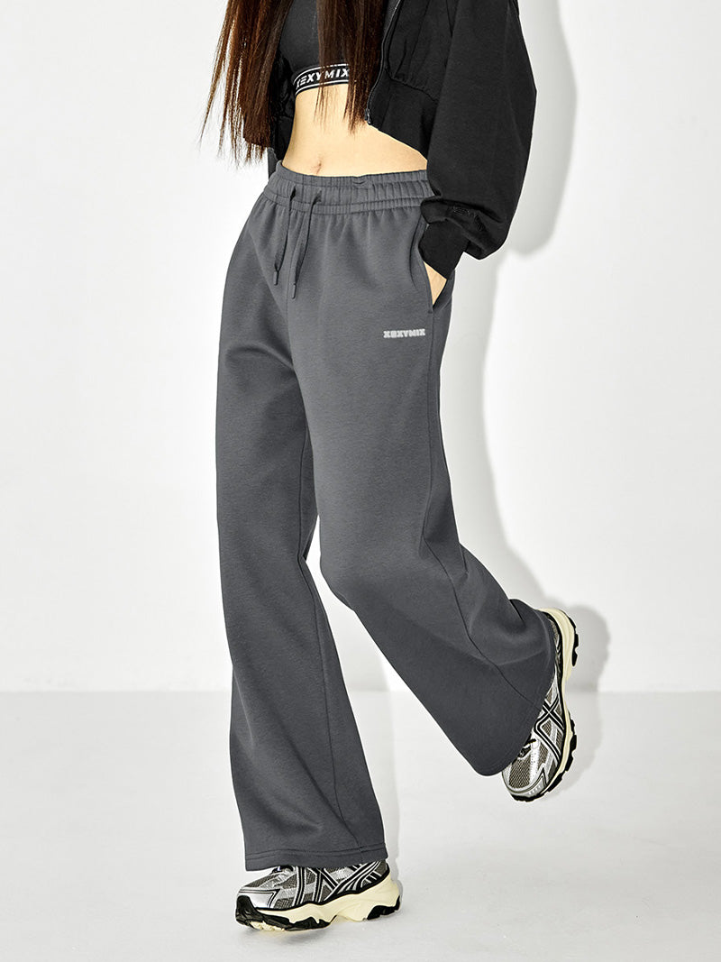 NEW COLOR】XTFTP11J3 裏起毛 コットン混 ワイドパンツ (単品)