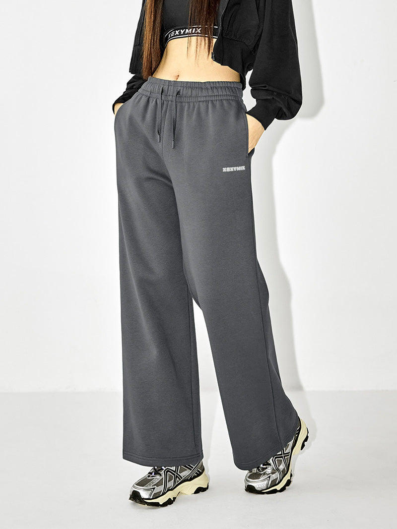 【NEW COLOR】XTFTP11J3 裏起毛 コットン混 ワイドパンツ (単品)