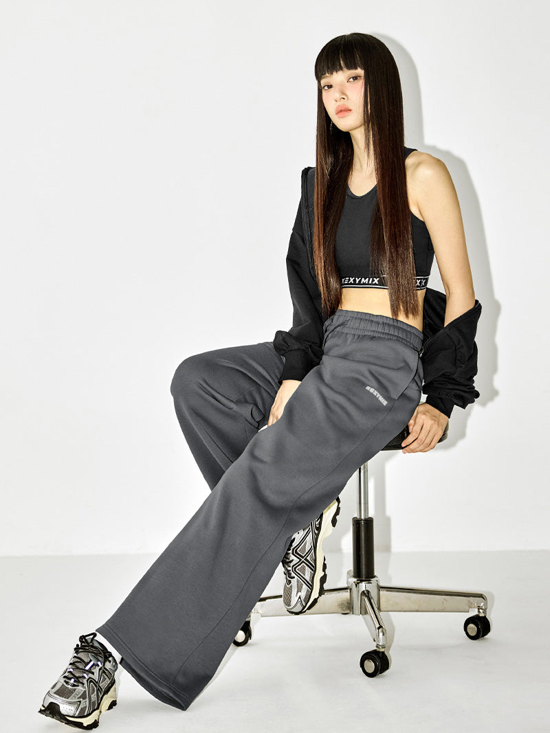 【NEW COLOR】XTFTP11J3 裏起毛 コットン混 ワイドパンツ (単品)