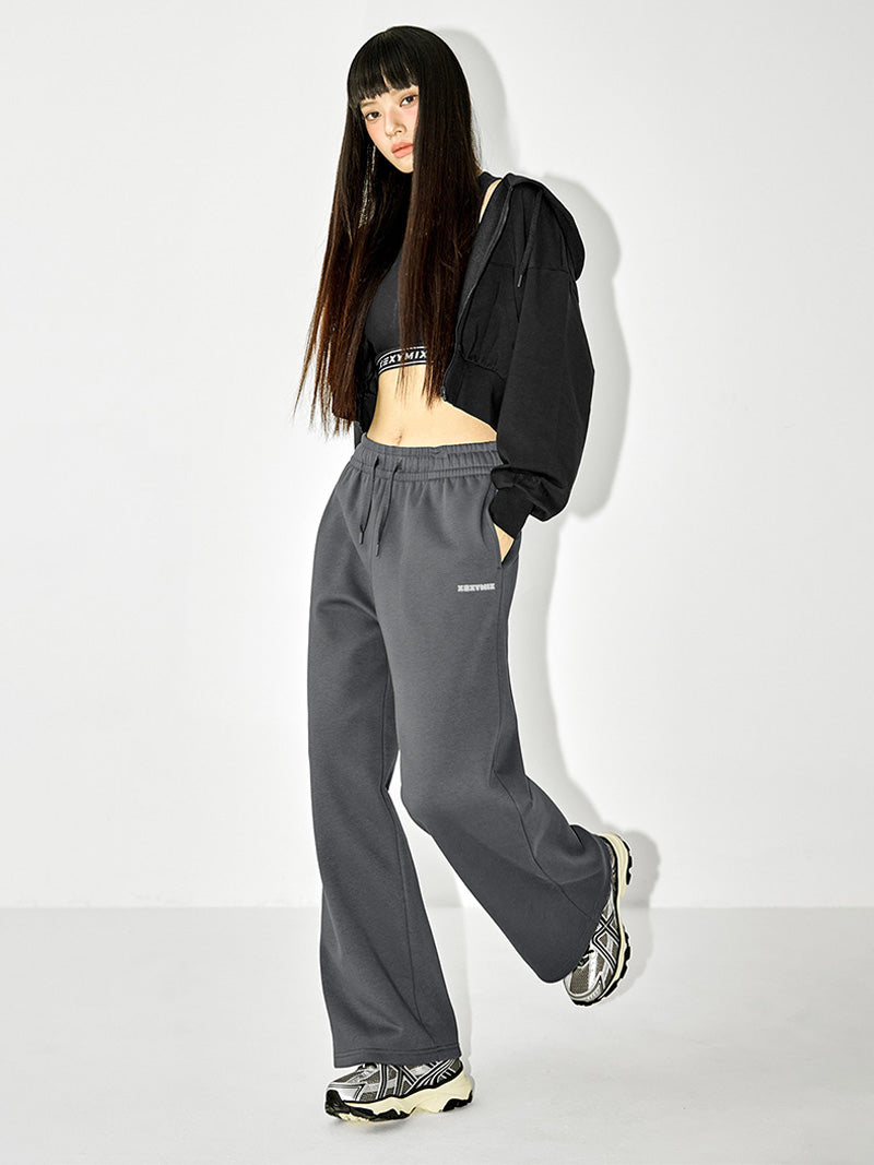 【NEW COLOR】XTFTP11J3 裏起毛 コットン混 ワイドパンツ (単品)