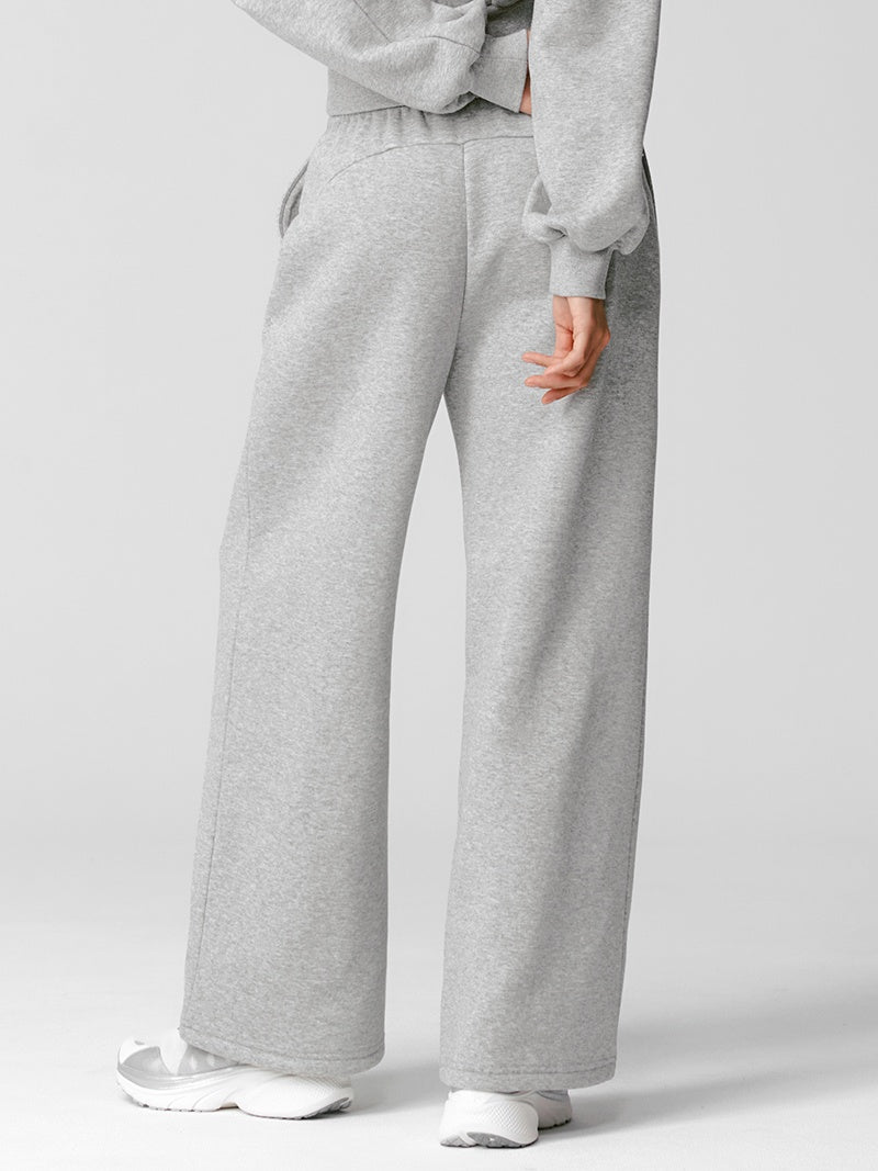 【NEW COLOR】XTFTP11J3 裏起毛 コットン混 ワイドパンツ (単品)