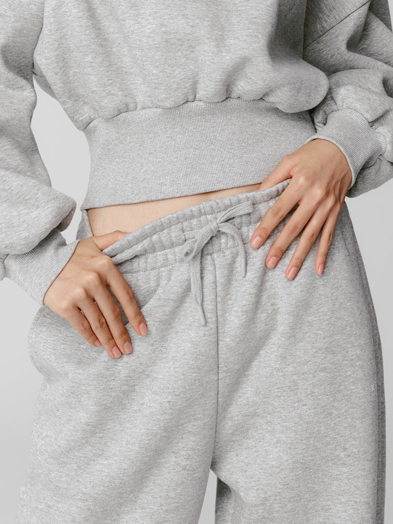 【NEW COLOR】XTFTP11J3 裏起毛 コットン混 ワイドパンツ (単品)