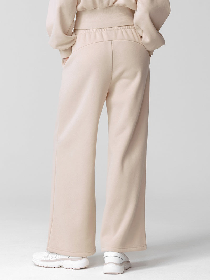 【NEW COLOR】XTFTP11J3 裏起毛 コットン混 ワイドパンツ (単品)