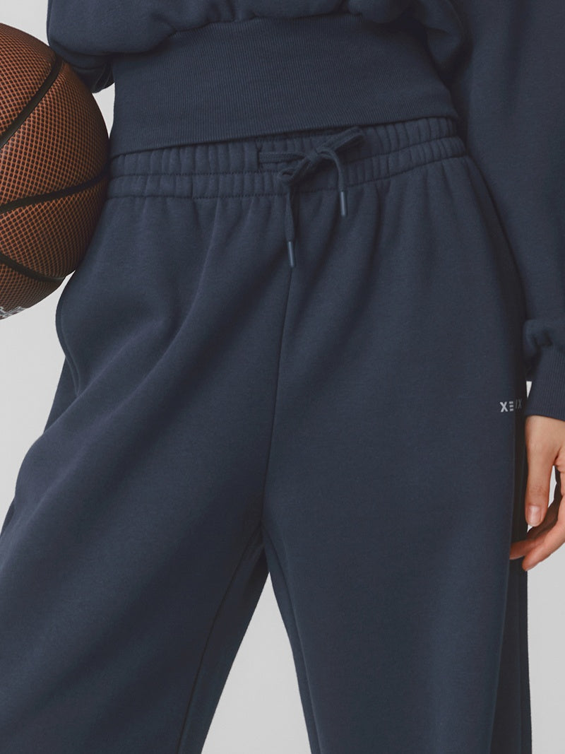 【NEW COLOR】XTFTP11J3 裏起毛 コットン混 ワイドパンツ (単品)