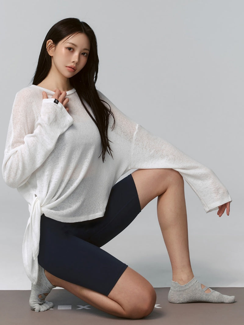 BLACK LABEL メランジ 5本指 ヨガソックス