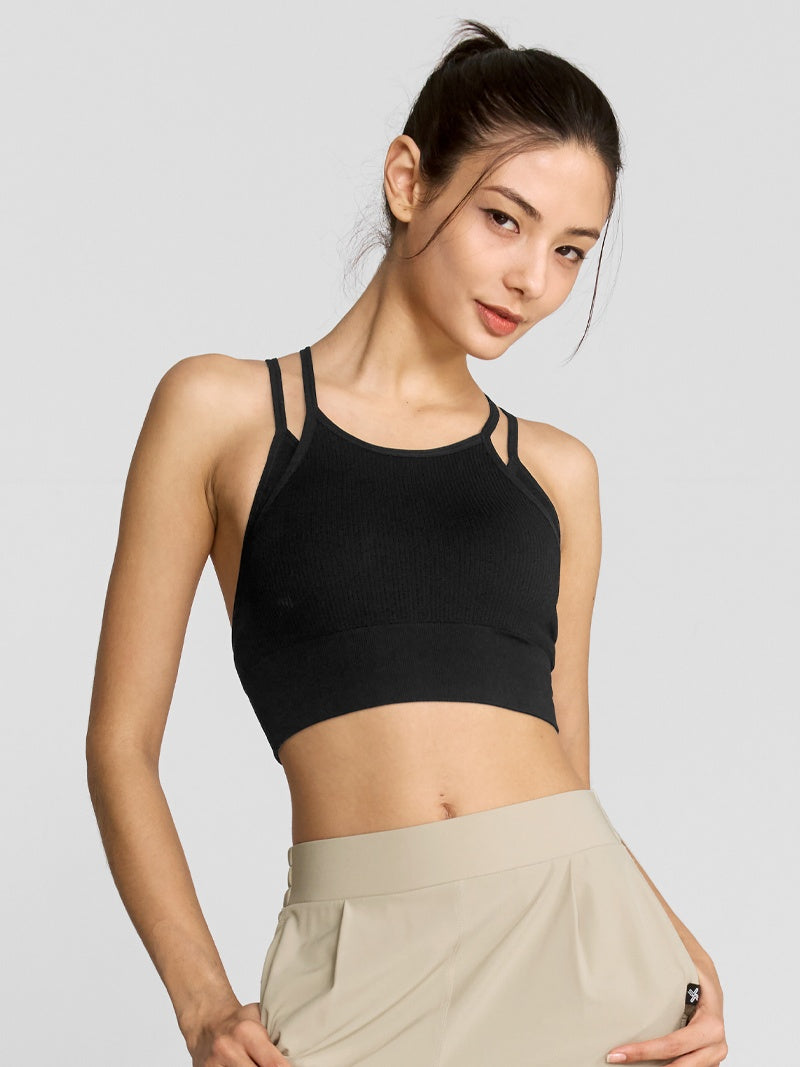 みみみ XWFBR05J1 デュアルレイヤー シームレス ブラトップ