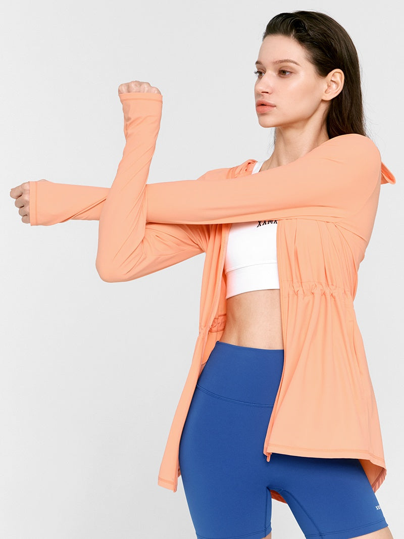 XWFHJ02J2 接触冷感・UVカット アイスコンフォート フード付き ジャケット