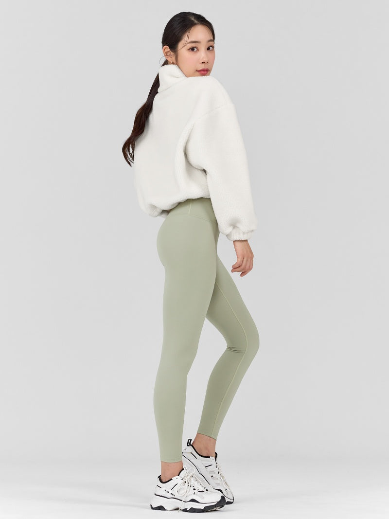 XWFJK02H4 シェルパー ハイネック クロップド丈 ジップアップ ジャケット