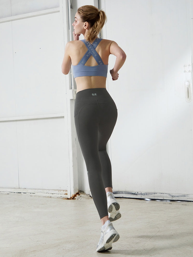 RX BLACK LABEL シグネチャー360N マルチポケット付き 9分丈 レギンス