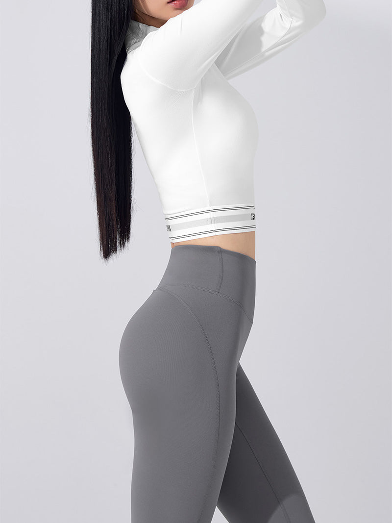 【裏起毛】BLACK LABEL シグネチャー パワーライズ フレアレギンス ショート丈&ロング丈