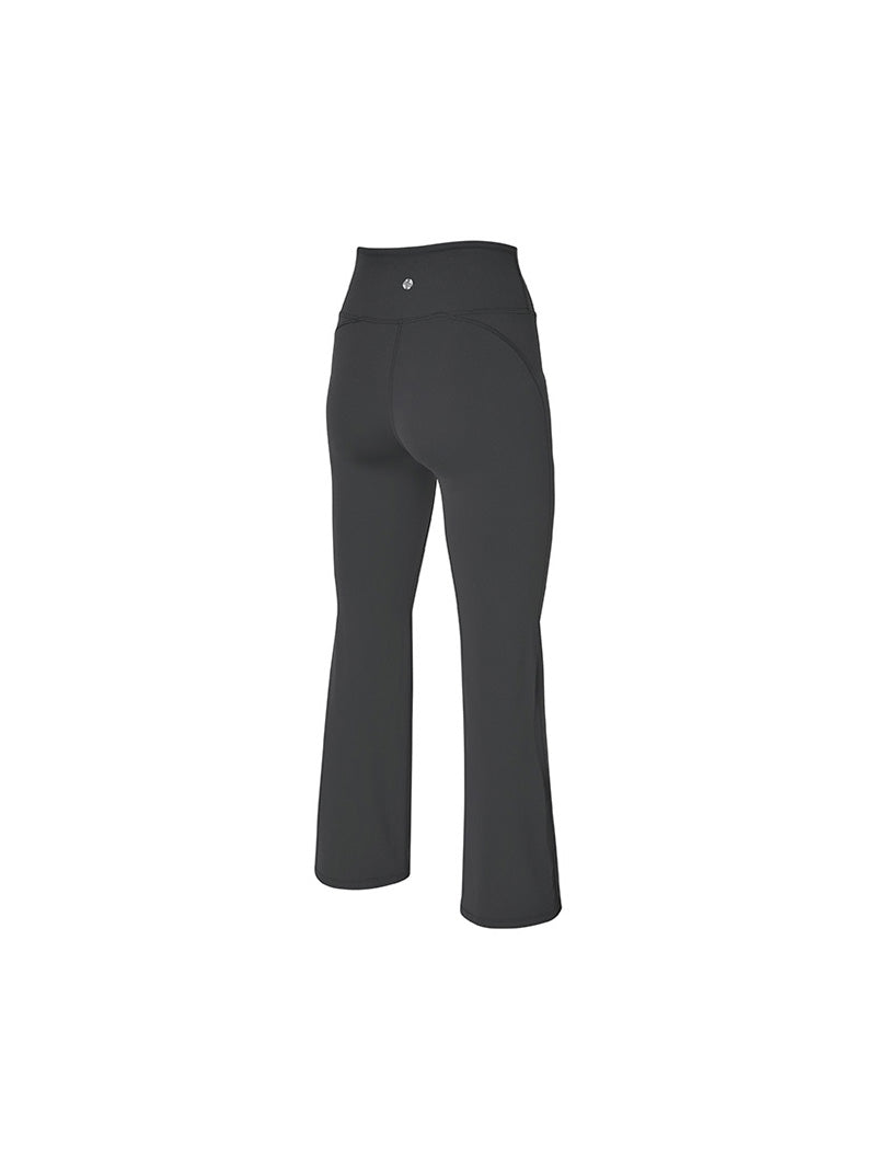 【裏起毛】BLACK LABEL シグネチャー パワーライズ フレアレギンス ショート丈&ロング丈