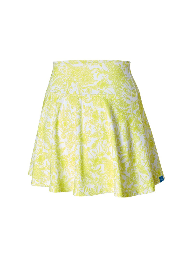 XWFSK02H2 BLACK LABEL シグネチャーライフ エッセンシャル花柄 インナーレギンス付きスカート