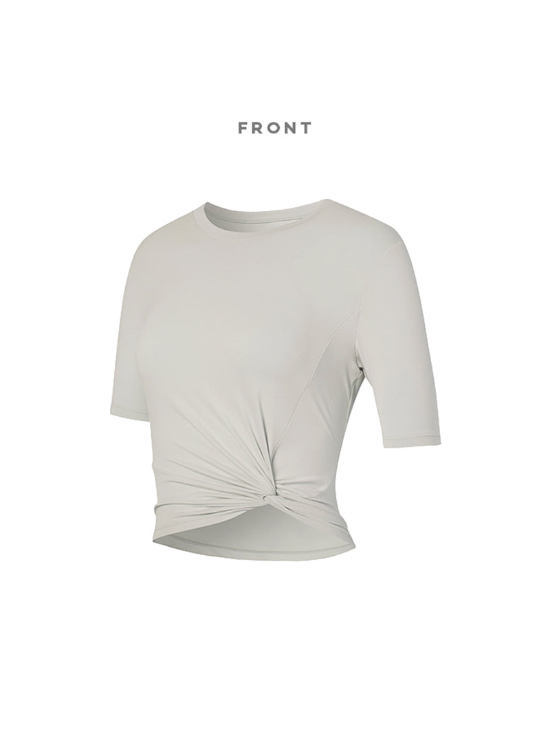 XT4316F フレッシュフェザーねじりクロップドトップ