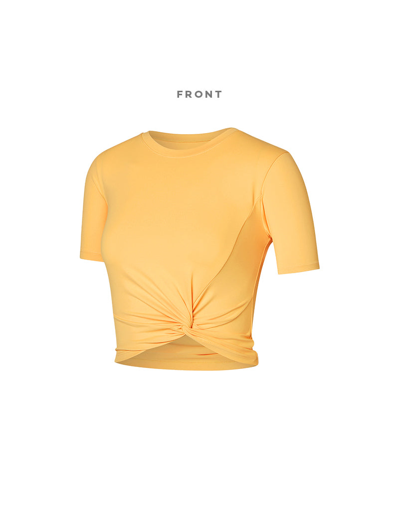 XT4316F フレッシュフェザーねじりクロップドトップ