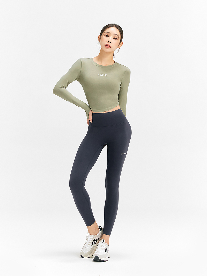 XT4368G コットンライク指穴付き長袖