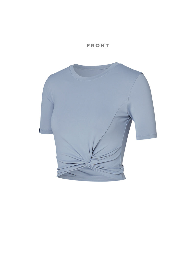 XT4316F フレッシュフェザーねじりクロップドトップ