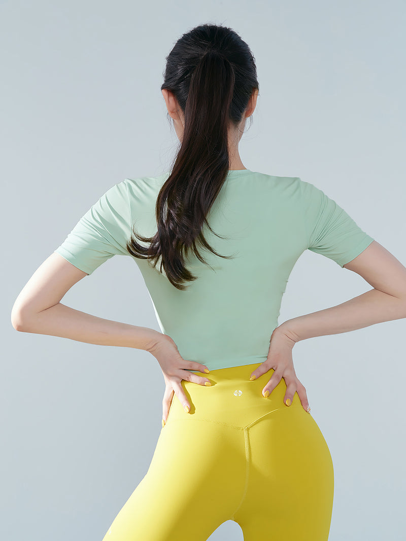 XT4316F フレッシュフェザーねじりクロップドトップ