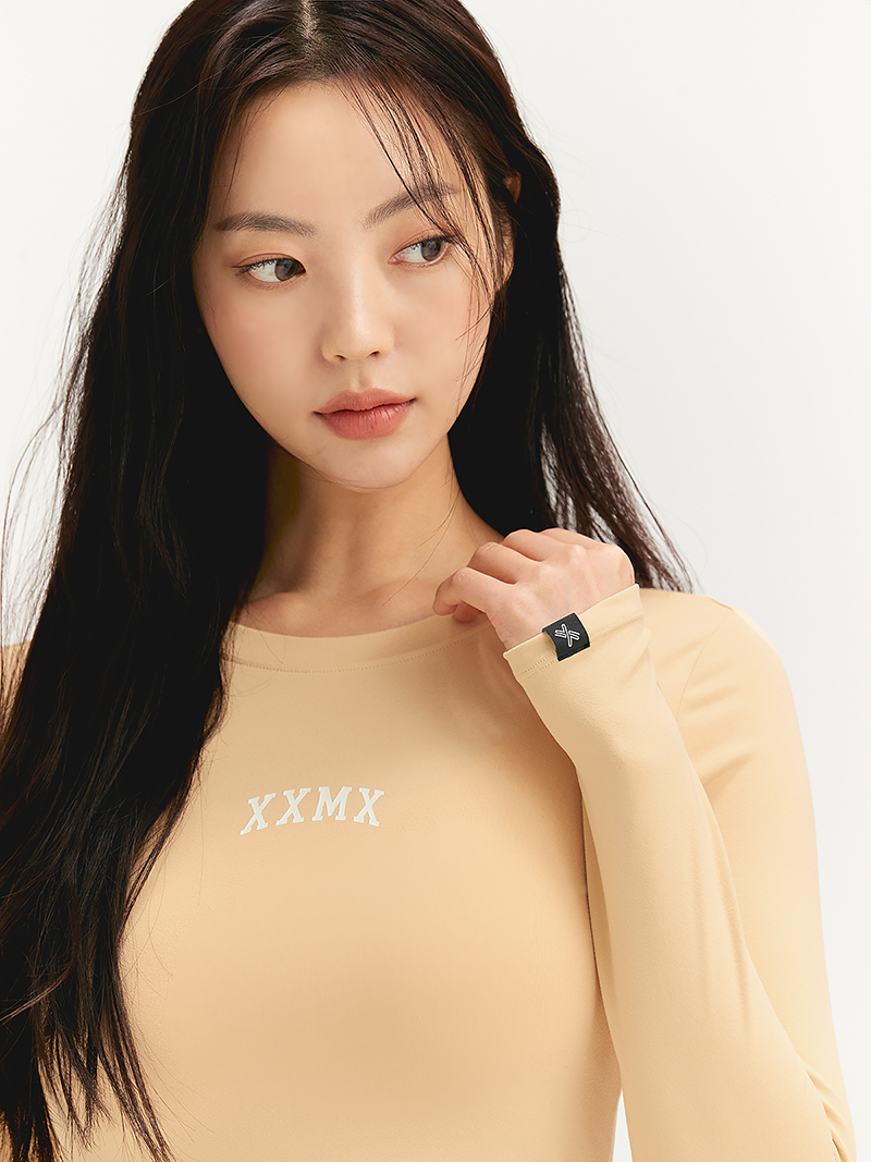 XT4368G コットンライク指穴付き長袖