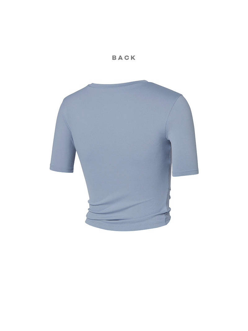 XT4316F フレッシュフェザーねじりクロップドトップ