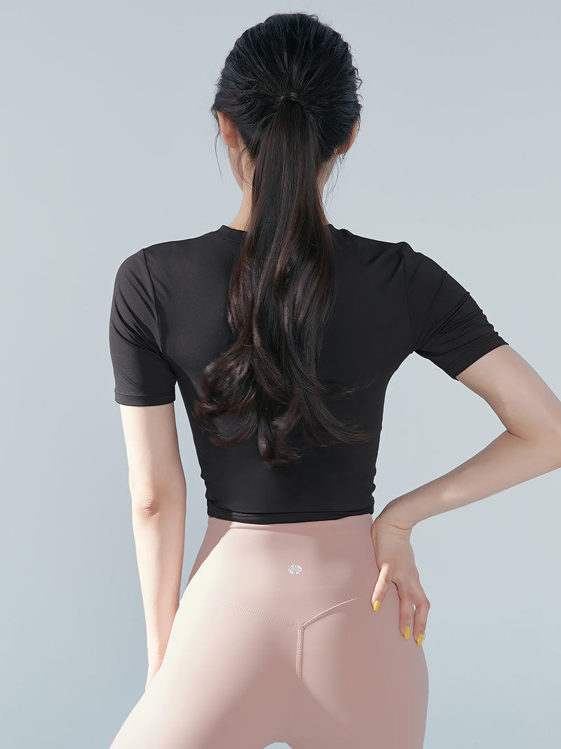 XT4316F フレッシュフェザーねじりクロップドトップ